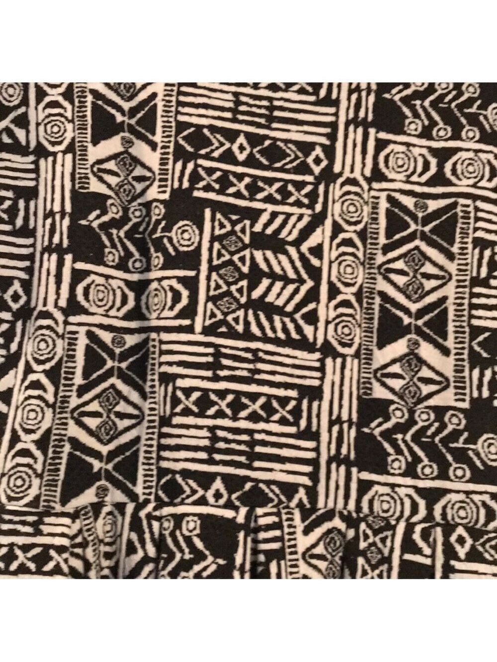 Lularoe Black and White Aztec Amelia - Picture 2 of 5
